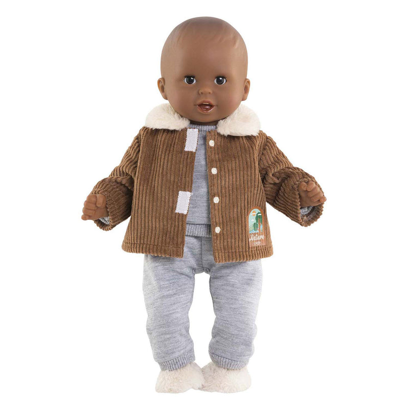 Chargez l'image dans la visionneuse de la galerie, Corolle poppenjasje velours kleine ontdekker 30cm bruin fleece.