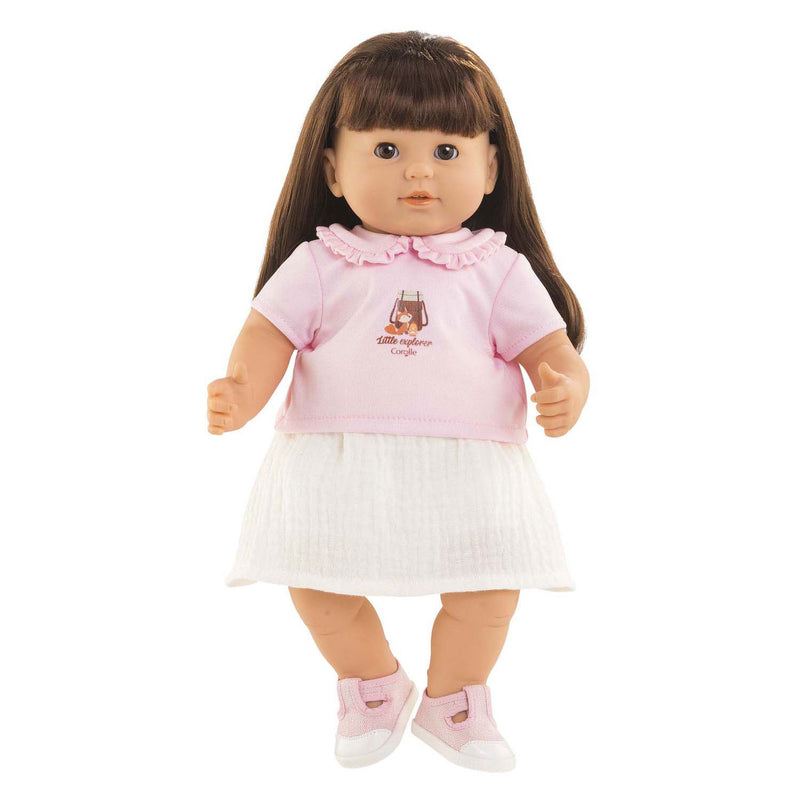 Afbeelding laden in galerijviewer, Corolle t-shirt met jurkje kleine ontdekker - 36cm