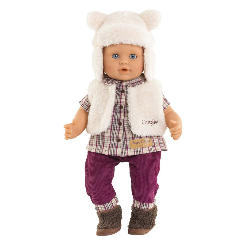 Afbeelding laden in galerijviewer, Corolle poppen winterset 36cm - omkeerbaar vestje en berenmuts.