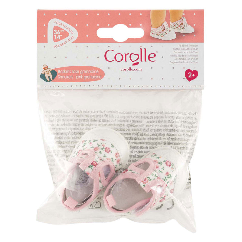 Afbeelding laden in galerijviewer, Corolle poppensneakers rose grenadine - poppenaccessoire 36cm.