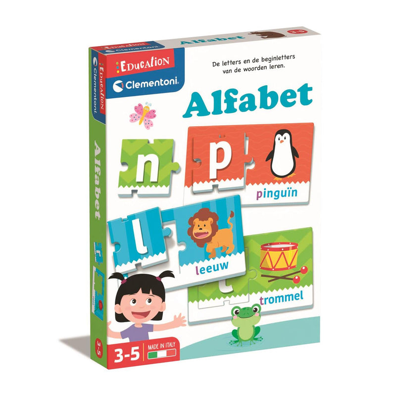 Afbeelding laden in galerijviewer, Clementoni alphabet puzzel karton