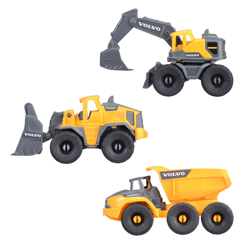 Load image into Gallery viewer, Dickie volvo constructie werkvoertuigen speelset, 3dlg.