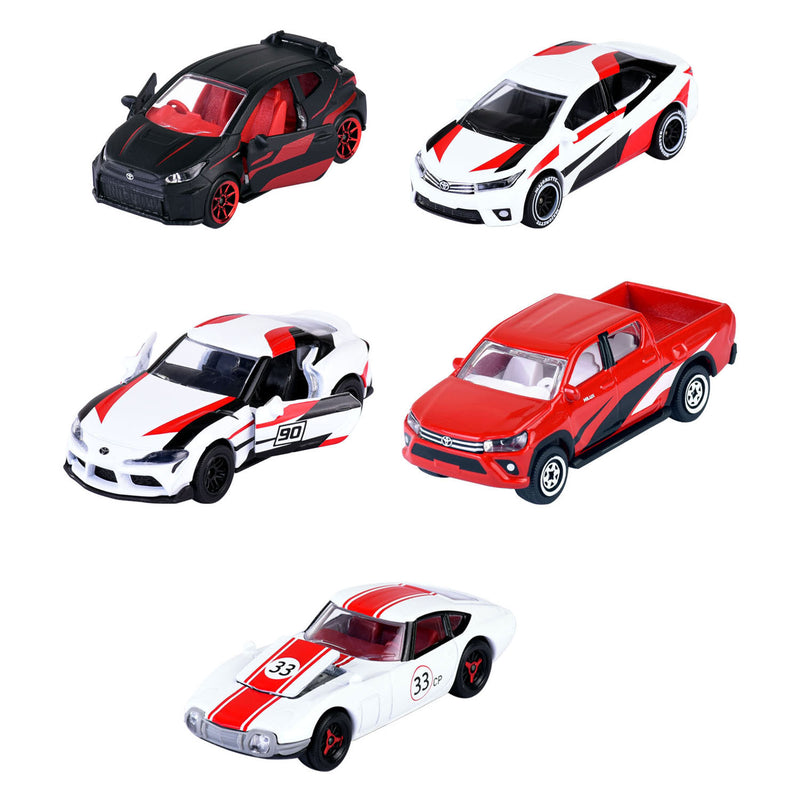 Load image into Gallery viewer, Majorette toyota die-cast racing auto's giftpack, 5st.
