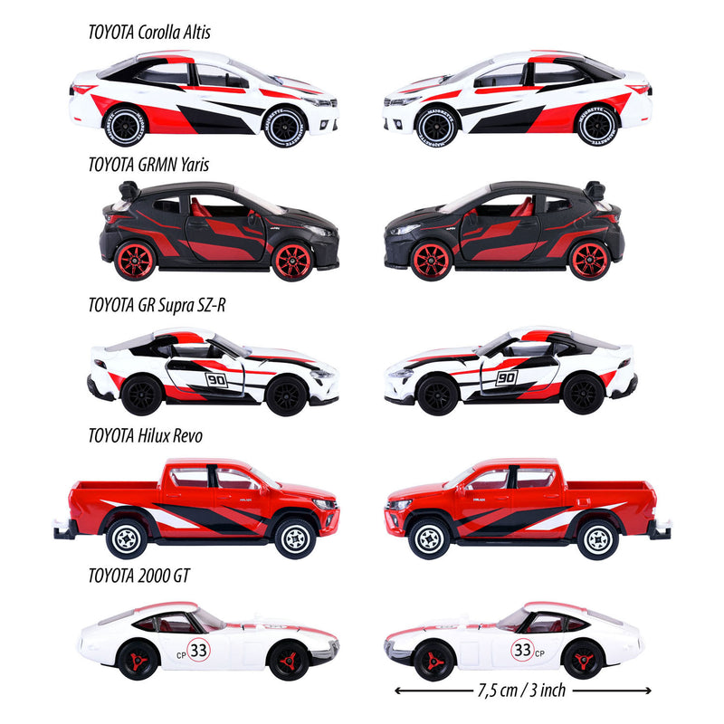 Load image into Gallery viewer, Majorette toyota die-cast racing auto's giftpack, 5st.