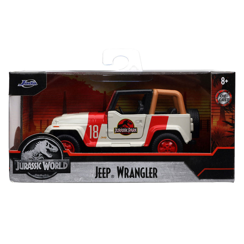 Chargez l'image dans la visionneuse de la galerie, Jada toys jada die-cast jurassic world jeep wrangler 1:32