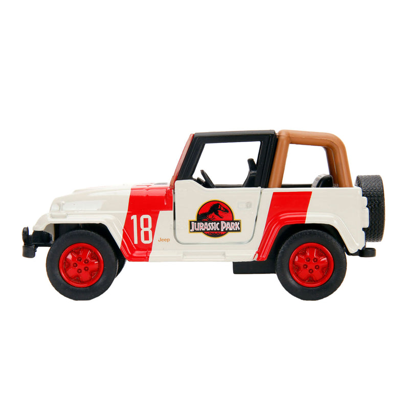 Chargez l'image dans la visionneuse de la galerie, Jada toys jada die-cast jurassic world jeep wrangler 1:32