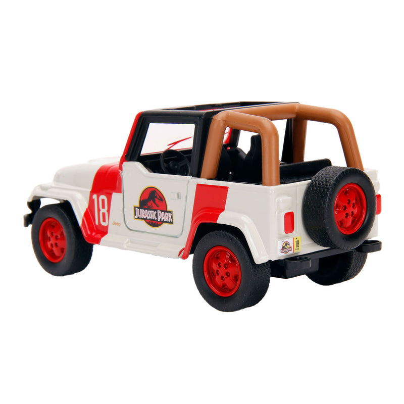 Chargez l'image dans la visionneuse de la galerie, Jada toys jada die-cast jurassic world jeep wrangler 1:32