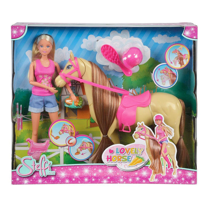 Chargez l'image dans la visionneuse de la galerie, Simba steffi love lovely horse met accessoires