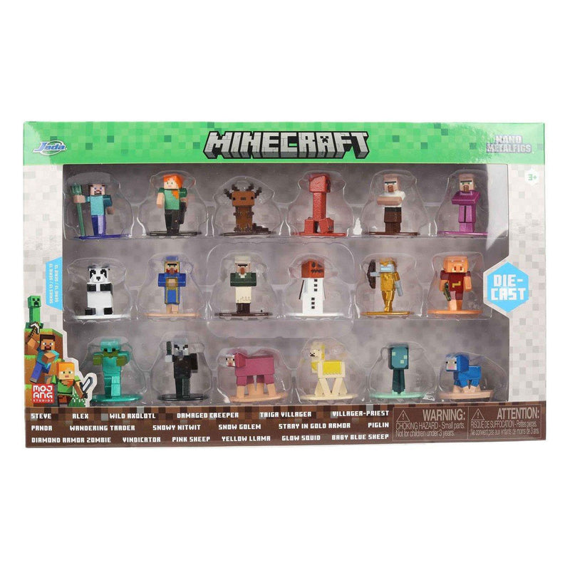 Afbeelding laden in galerijviewer, Jada toys minecraft multi-pack nanofiguren wave 13 - 18dlg.