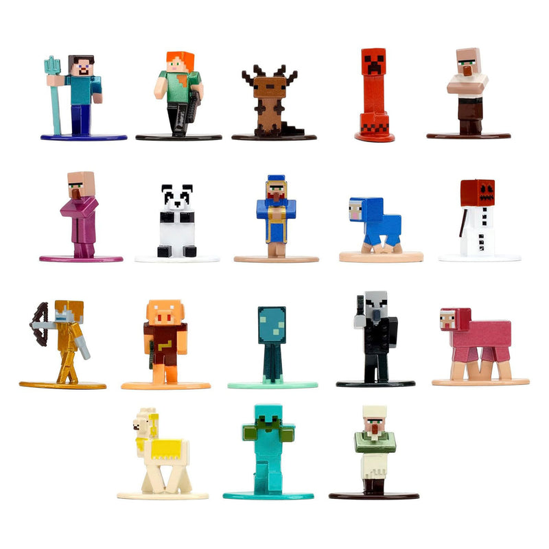 Afbeelding laden in galerijviewer, Jada toys minecraft multi-pack nanofiguren wave 13 - 18dlg.