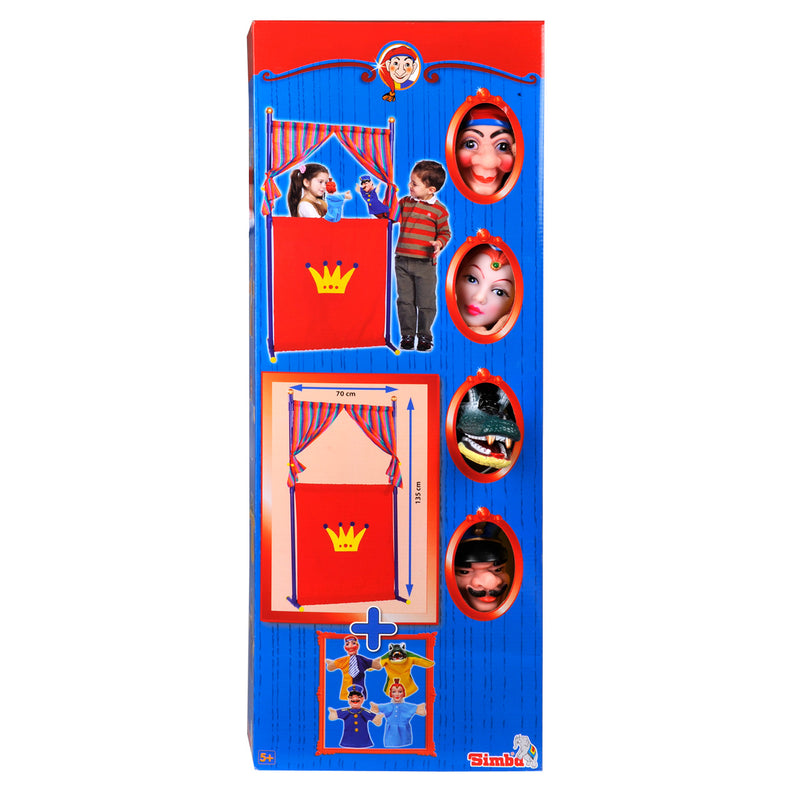 Load image into Gallery viewer, Simba Poppen Theater met 4 Handpoppen
