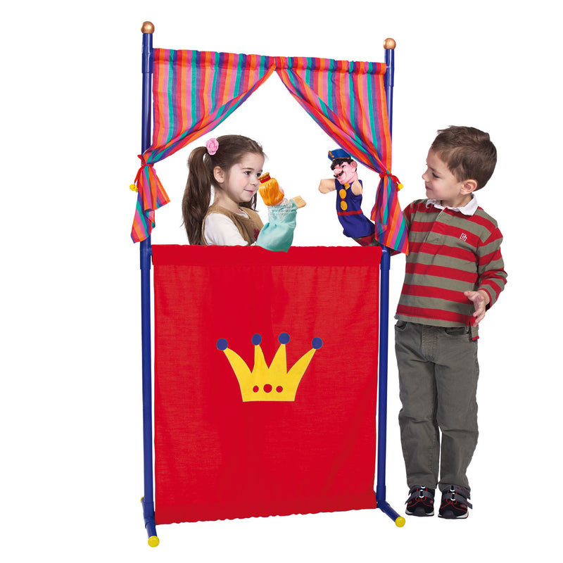 Load image into Gallery viewer, Simba Poppen Theater met 4 Handpoppen