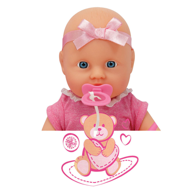Afbeelding laden in galerijviewer, Simba - new born baby - cute doll - 30cm - drink en plasfunctie - babypop