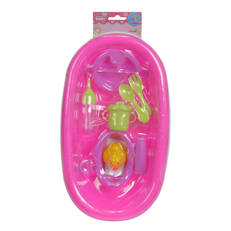 ギャラリービューアに画像をロードする, Simba poppenbadje met accessoires badspeelgoed voor kinderen - inclusief badeendje.