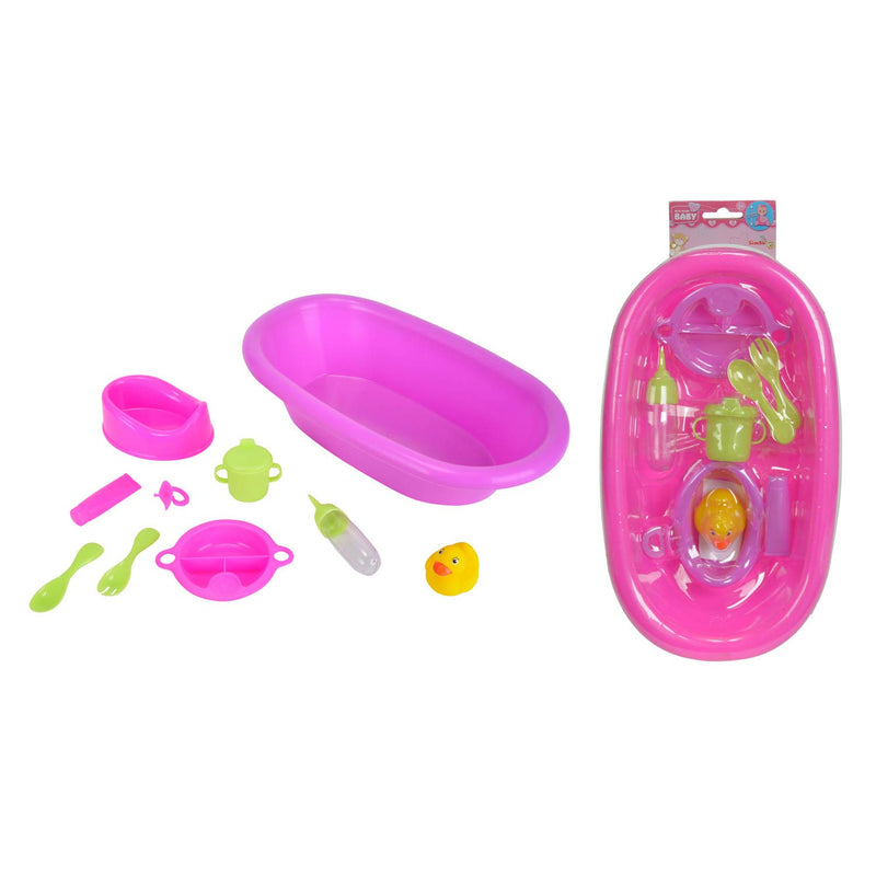 ギャラリービューアに画像をロードする, Simba poppenbadje met accessoires badspeelgoed voor kinderen - inclusief badeendje.