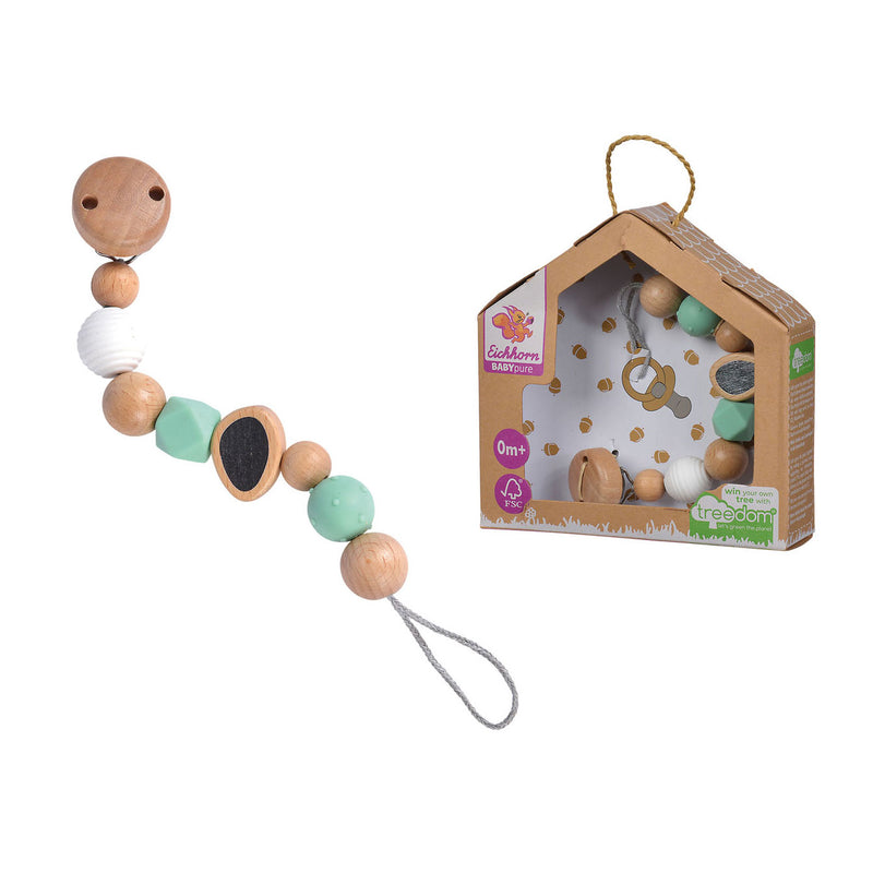 Load image into Gallery viewer, Eichhorn baby houten fopspeenketting