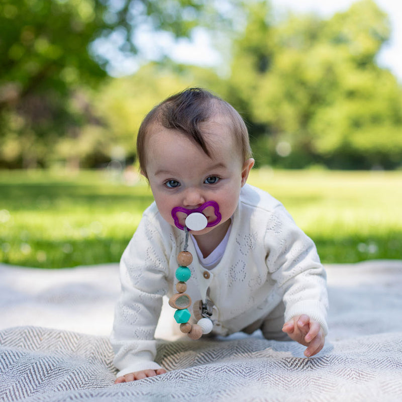 Load image into Gallery viewer, Eichhorn baby houten fopspeenketting