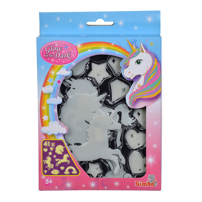 Load image into Gallery viewer, Simba glow in the dark eenhoorn set, 41dlg.
