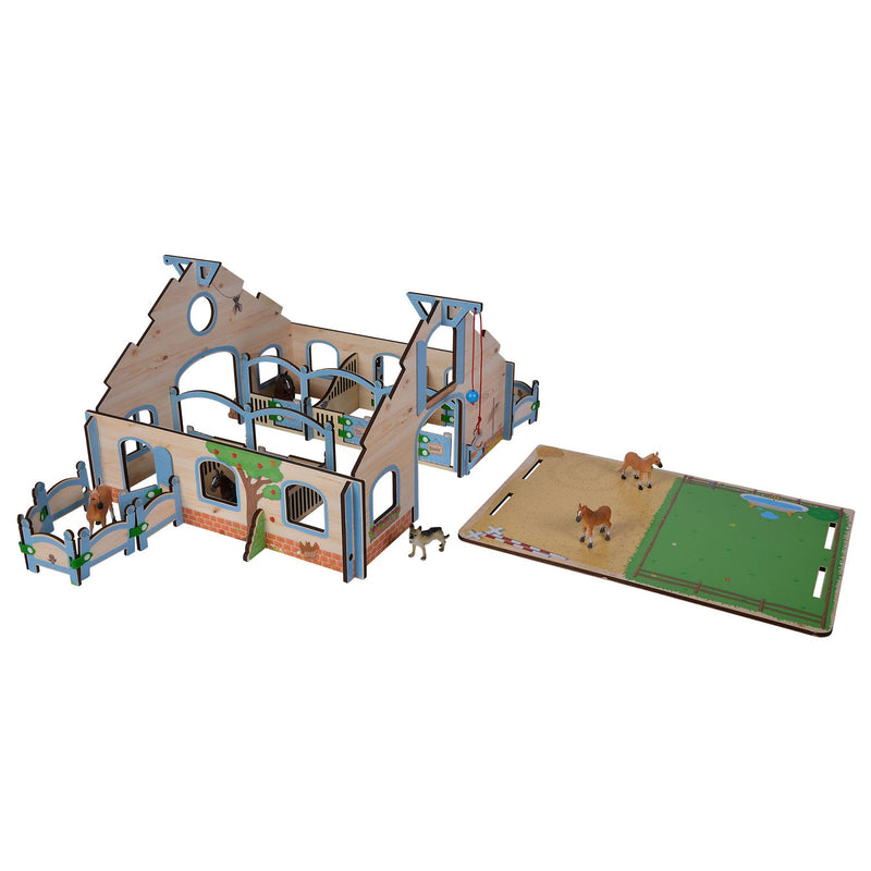 Load image into Gallery viewer, Eichhorn Houten Paardenstal, 30dlg.