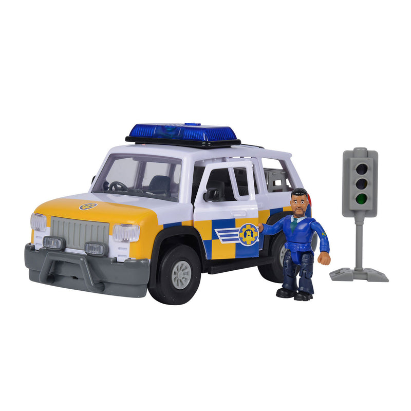 Load image into Gallery viewer, Simba brandweerman sam politie auto 4x4 met figuur
