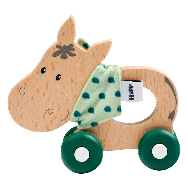 Load image into Gallery viewer, Eichhorn baby hipp houten duwfiguur ezel