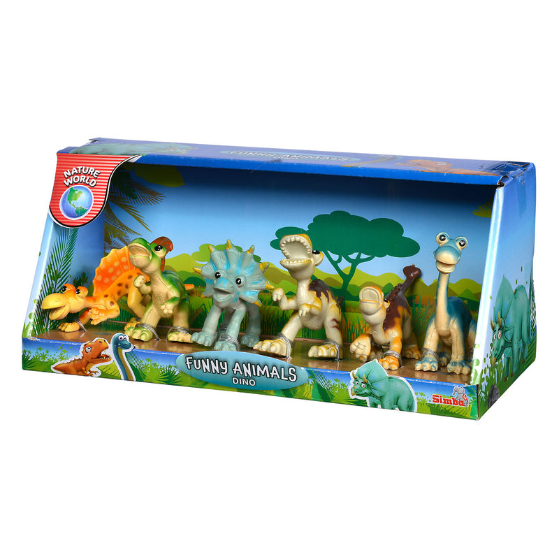 Load image into Gallery viewer, Simba Grappige Dieren Dino's, 6dlg.