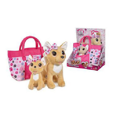 Load image into Gallery viewer, Simba chi chi love happy family knuffelhond in tas