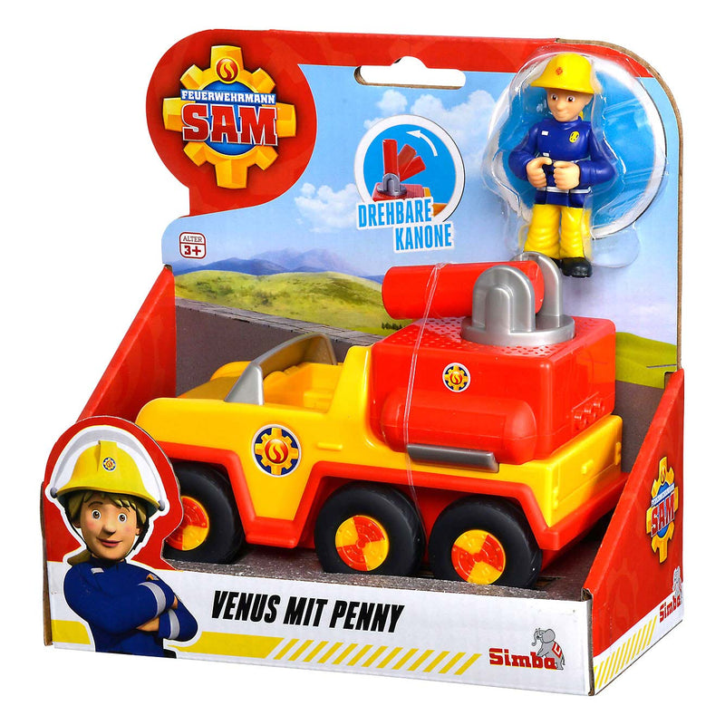 ギャラリービューアに画像をロードする, Simba brandweerman sam venus brandweerauto met jenny figuur
