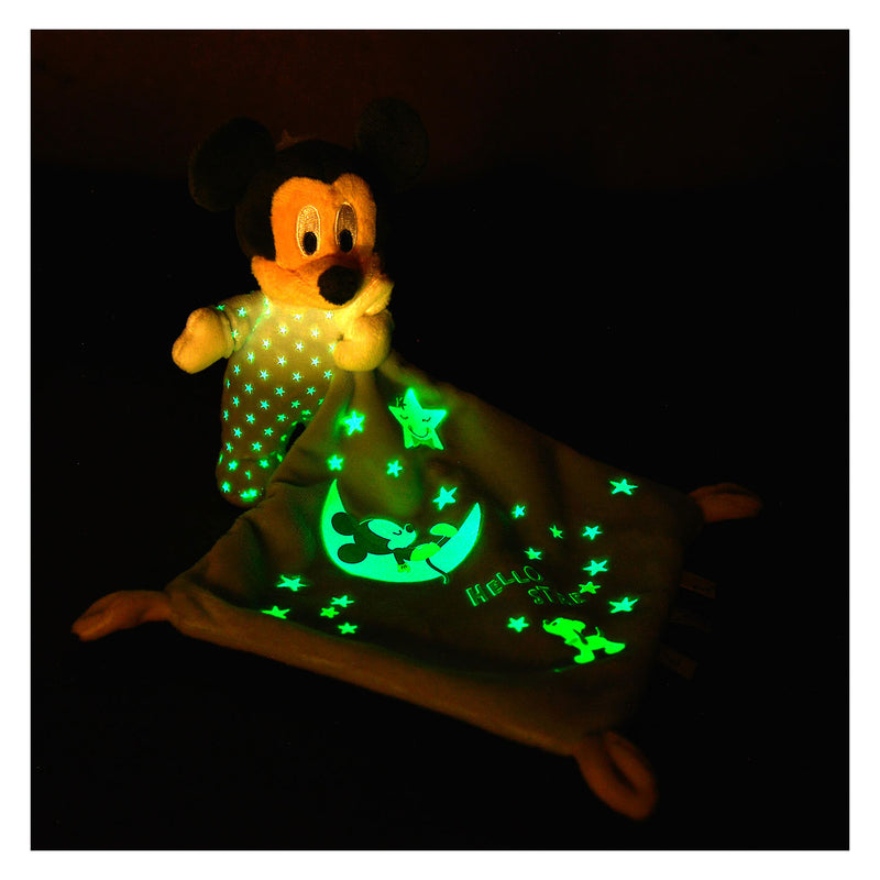 Load image into Gallery viewer, Simba disney mickey mouse glow in the dark doudou starry knuffeldoek