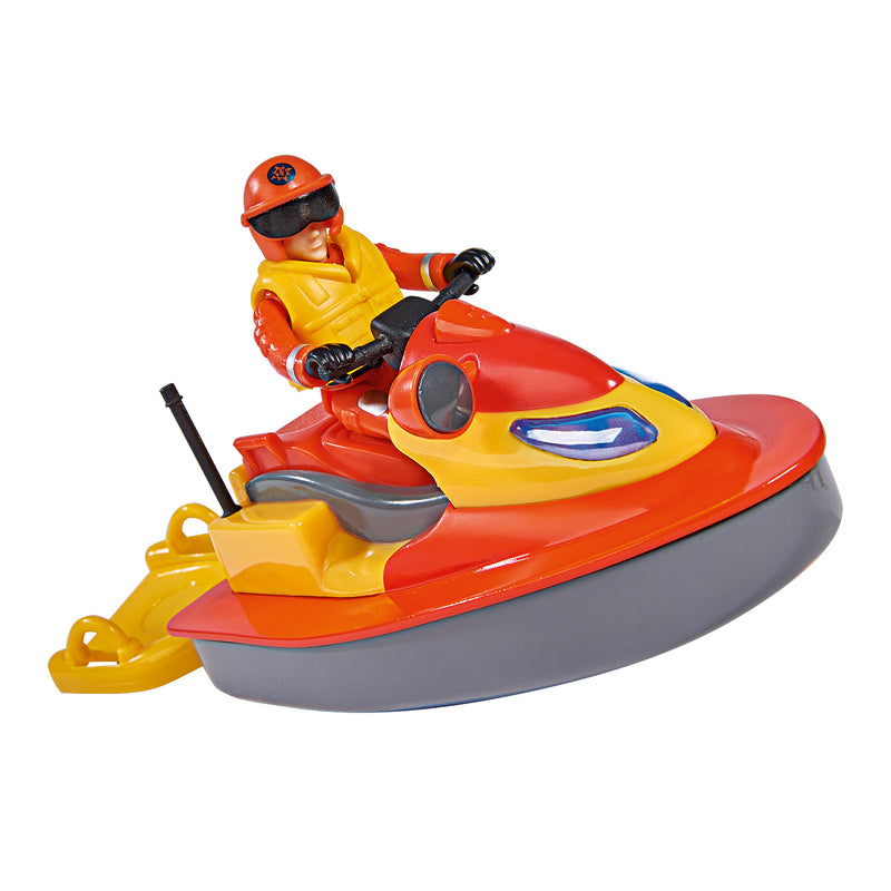 Load image into Gallery viewer, Simba brandweerman sam juno jetski met figuur