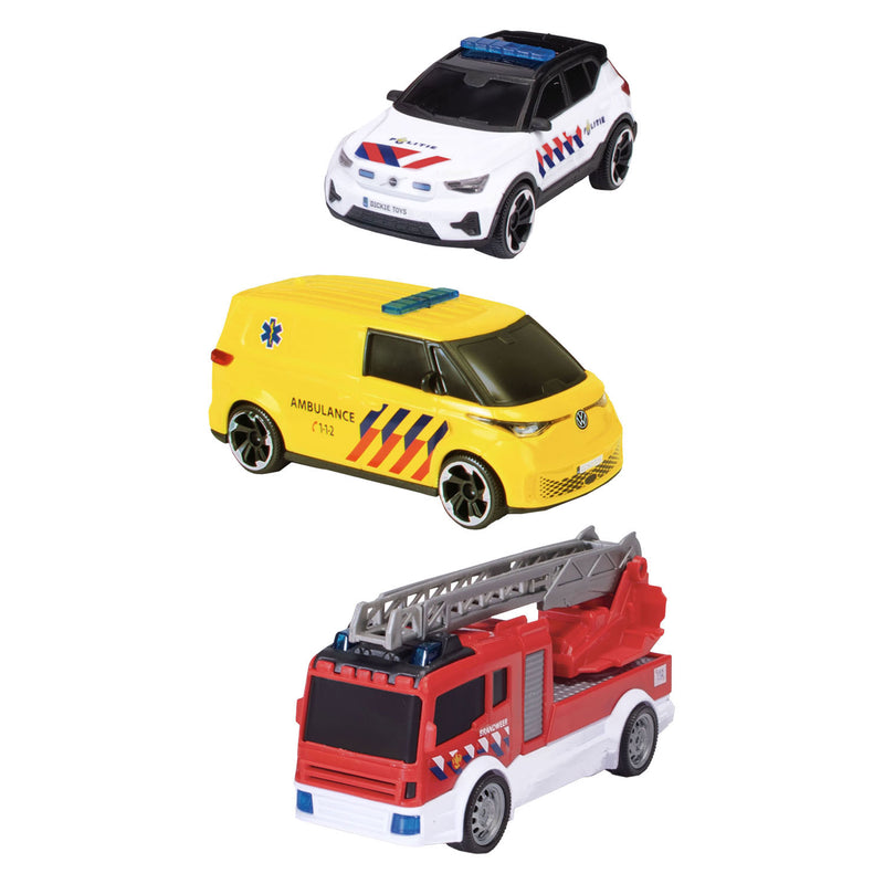 ギャラリービューアに画像をロードする, Dickie sos team set speelgoedauto's - 3dlg.
