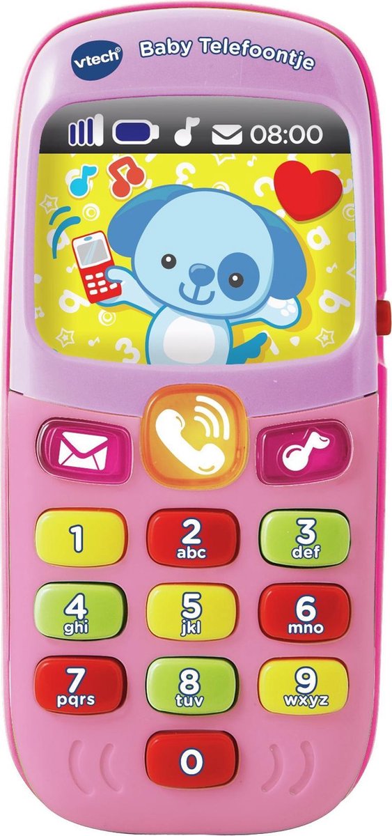 Chargez l'image dans la visionneuse de la galerie, Vtech baby telefoontje roze