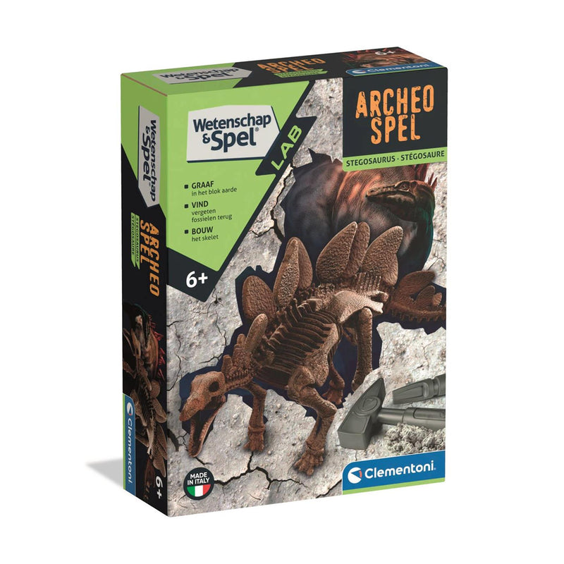 Load image into Gallery viewer, Clementoni lab stegosauro