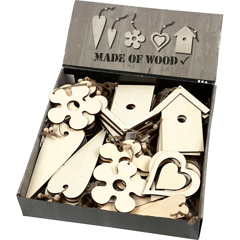 Afbeelding laden in galerijviewer, Https: www.cchobby.nl houten-decoraties-afm-6-5-21-5-cm-dikte-5-mm-100-stuk-1-doos