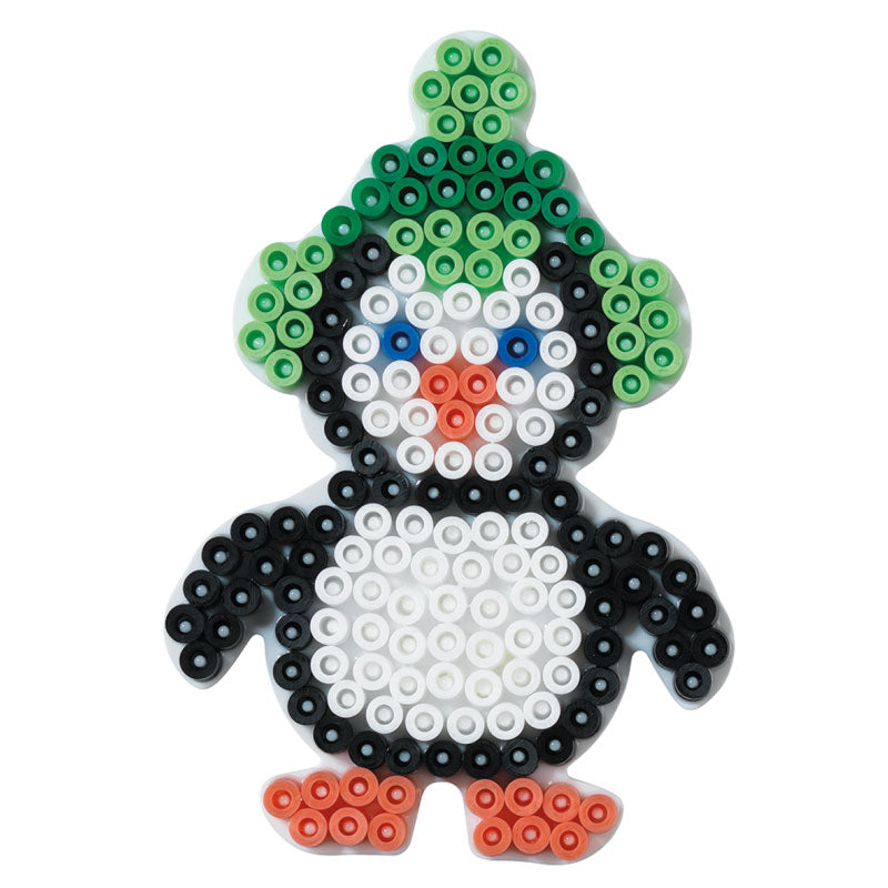 Afbeelding laden in galerijviewer, Hama strijkkralenbordje - pinguin