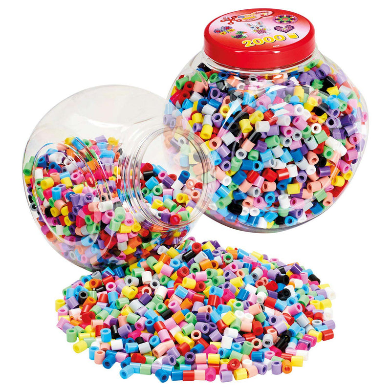 Afbeelding laden in galerijviewer, Hama maxi strijkkralenset in pot pastelmix, 2000st.