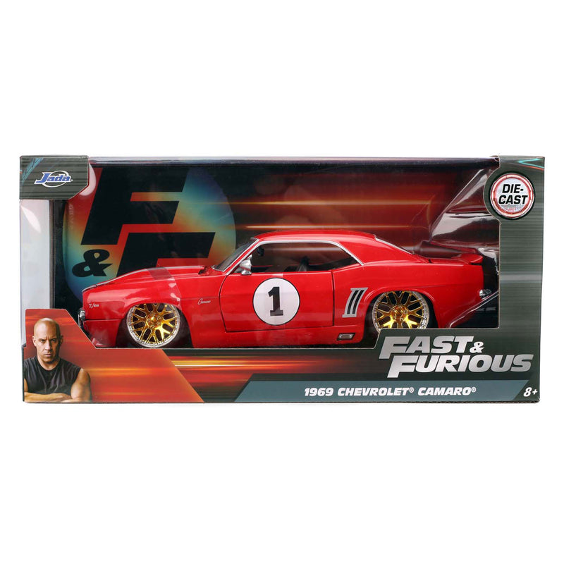 Load image into Gallery viewer, Jada fast furious 1969 chevrolet camaro 1:24
