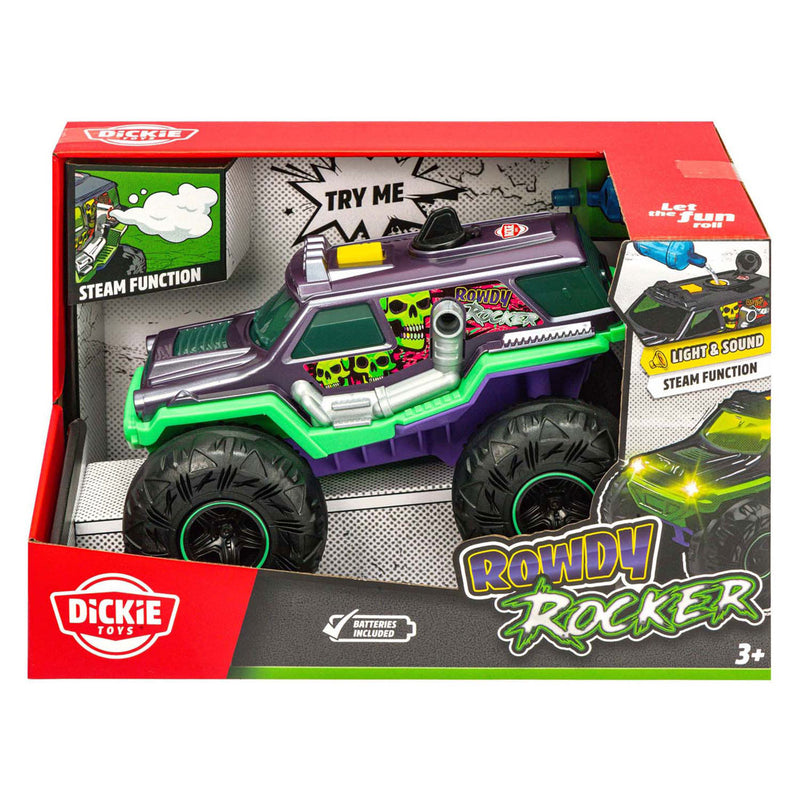 Afbeelding laden in galerijviewer, Dickie toys - modelauto rowdy rocker - licht en geluid - 22cm