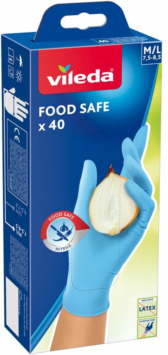 Afbeelding laden in galerijviewer, Vileda food safe handschoenen - 40 stuks
