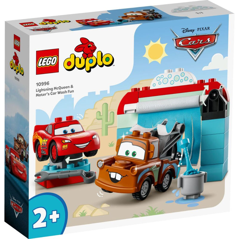 Load image into Gallery viewer, Lego Duplo Duplo 10996 Disney Bliksem McQueen + Takel Wasstraat