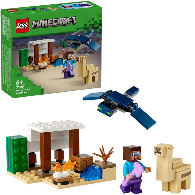 Load image into Gallery viewer, Lego minecraft 21251 steve #039;s desert expedition