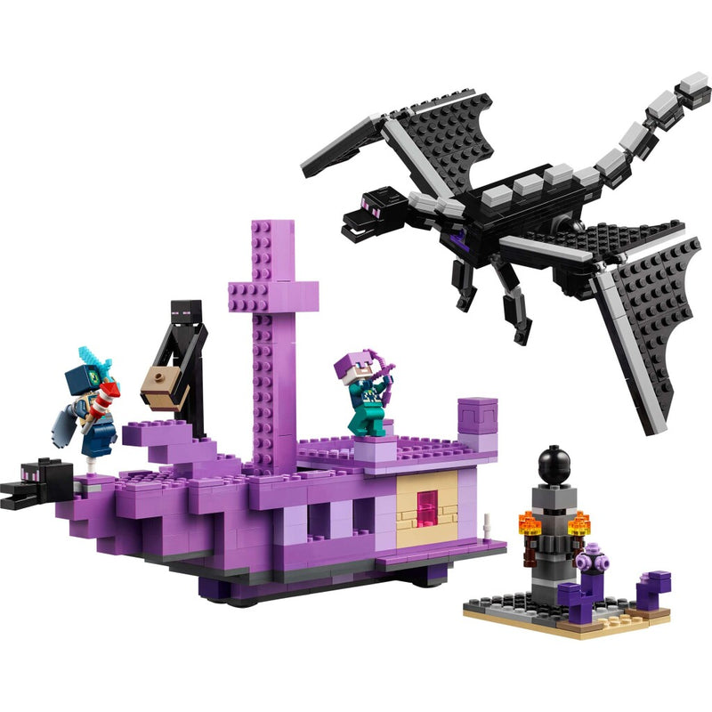 Load image into Gallery viewer, Lego 21264 minecraft de enderdraak en end-schip