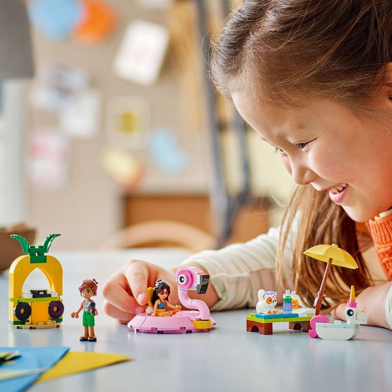 ギャラリービューアに画像をロードする, Lego friends 42658 zwembadfeestje met flamingo en eenhoorn