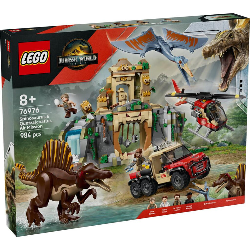 Load image into Gallery viewer, Lego jurassic world 76976 spinosaurus en quetzalcoatlus luchtmissie