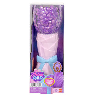 Afbeelding laden in galerijviewer, Barbie petal pop geparfumeerde modepop - paarse jurk