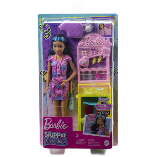 Afbeelding laden in galerijviewer, Barbie skipper eerste baantjes oorgaatjes prikken - pop