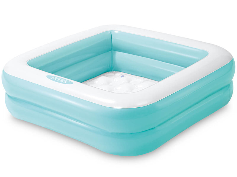Load image into Gallery viewer, Intex vierkant babyzwembad-blauw