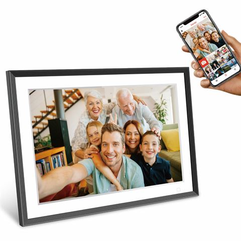 Load image into Gallery viewer, Benel frameo digitale fotolijst hf-109t zwart 10.1 inch met frameglow