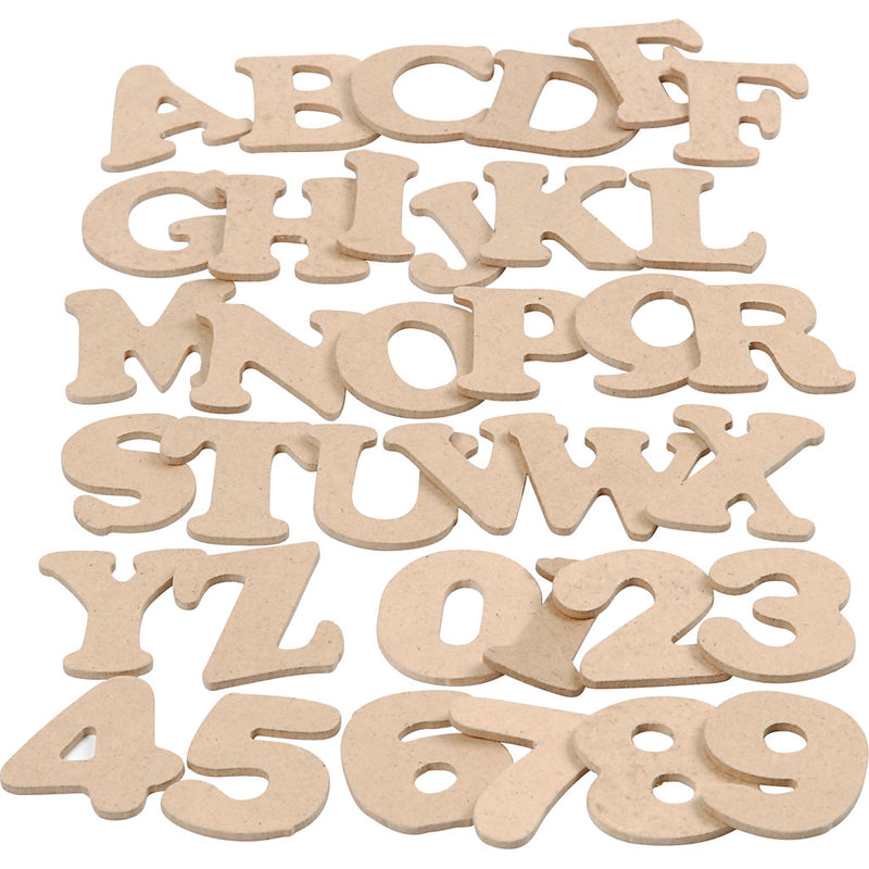 Cargue la imagen en el visor de la galería, Https: www.cchobby.nl houten-letters-cijfers-h-4-cm-dikte-2-5-mm-36x10-doos-1-doos