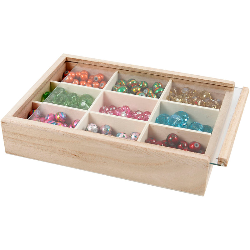 Afbeelding laden in galerijviewer, Https: www.cchobby.nl vakkendoos-muntendoos-d-3-5-cm-afm-17x13-cm-1-stuk